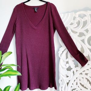 {Forever21} Ribbed Sweater Dress